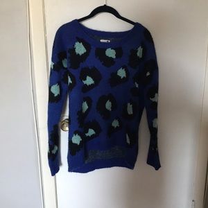 Animal print sweater